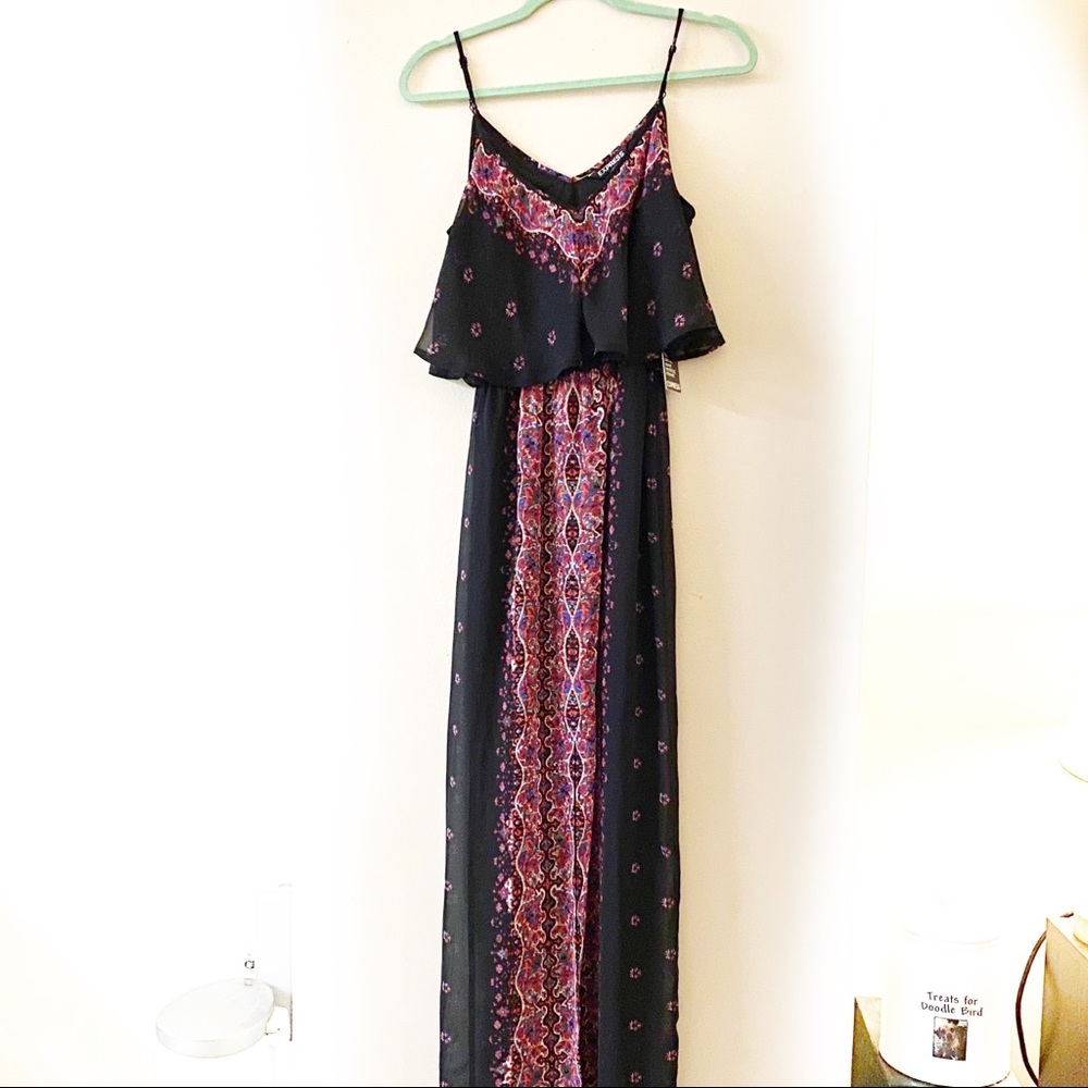 Express boho maxi dress